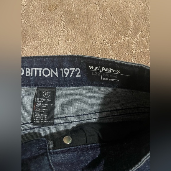 Buffalo David Bitton Men's Blue Ash-X Slim Stretch Jeans 30x32 - Picture 4 of 9